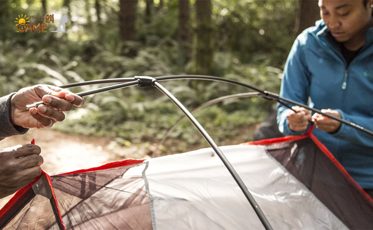 ساده ترین روش بستن چادر مسافرتی
